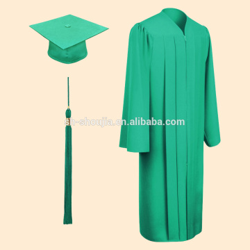 Matte Emerald Green Cap and Gown, graduation cap and gown, Bachelor Cap and gown