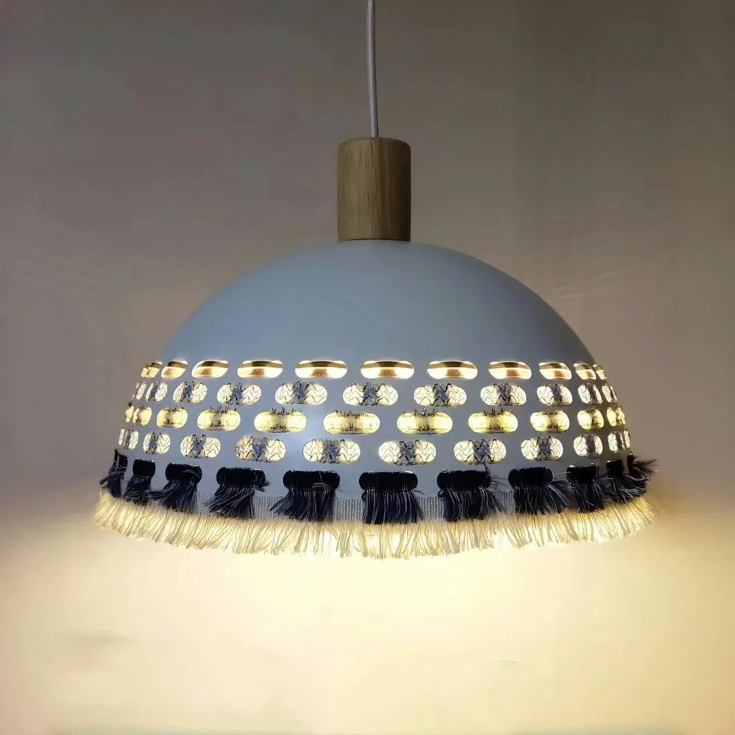 Eco-Friendly Woven Jute Pendant Light for Stylish Hallway Decorations