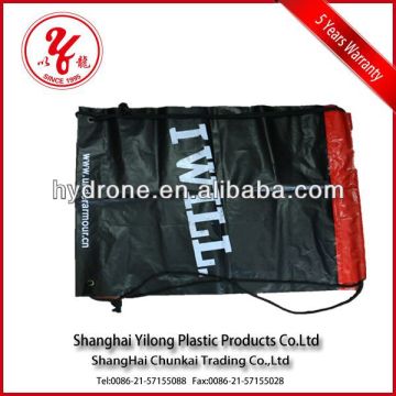 plastic bag with rope handle