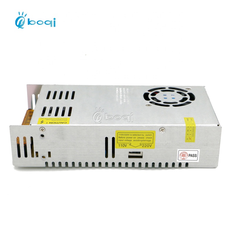 boqi CE FCC Certified 360W 36V 10A SMPS Constant Voltage Switching Mode Power Supply for LED Lighting LED Driver