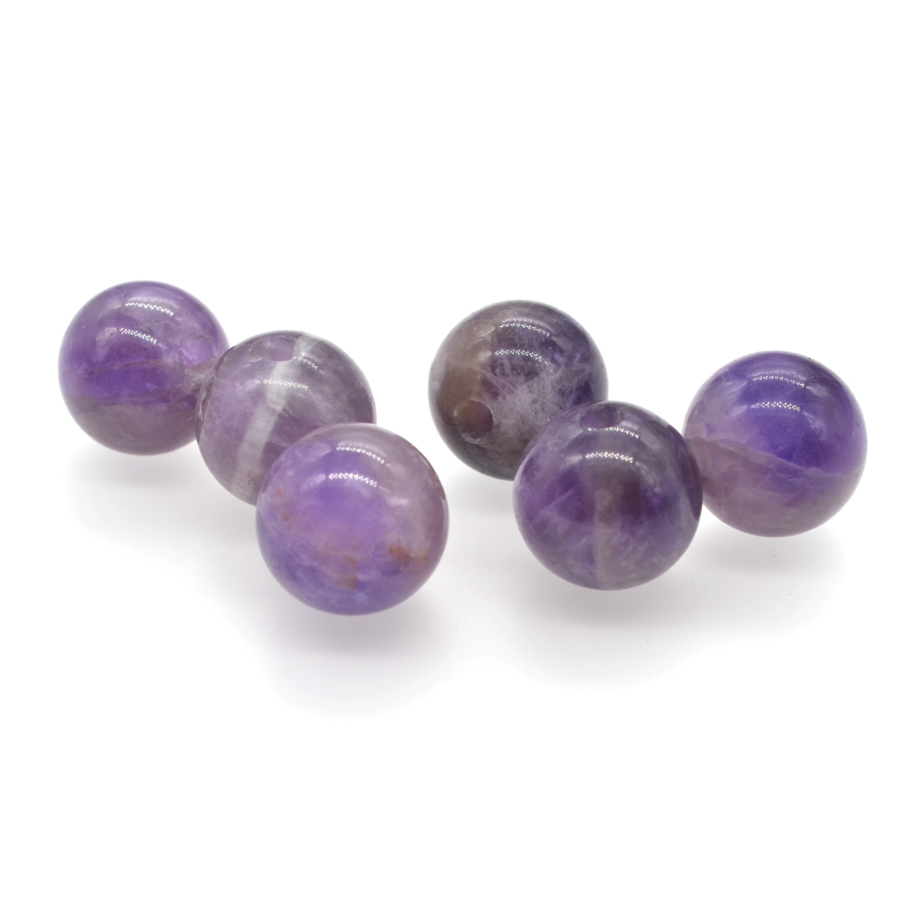 Amethyst 10 mm boules guérir les sphères de cristal énergie décoration décoration et métaphysique