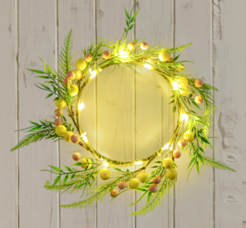 Easter Egg wreath lights