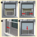 Ανασυγκρότιμες οθόνες πόρτας και παραθύρων με ανασύκλωση αλουμινίου αλουμινίου