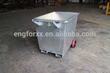 handle tipping bins, fork skip bin,storage bins