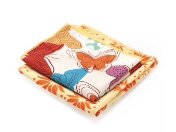 Microfiber printed polish cloth