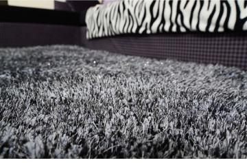 Polyester Shaggy Carpet Rug Mat For Bedroom