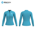 Seaskin Eco-Frendly Womens Neoprene Wetsuitトップ