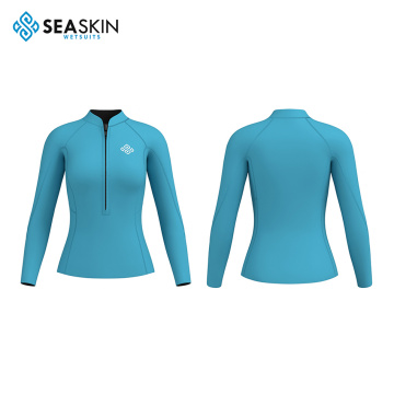 Seaskin Eco-friendly Womens Neoprene Wetsuit Top