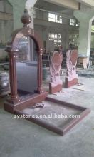 india red granite monument