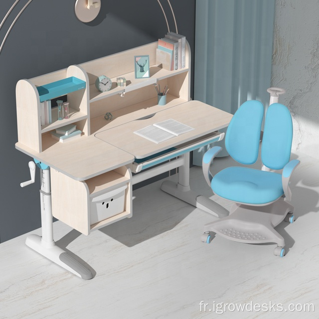 bureau et chaise ergonomiques pour enfants