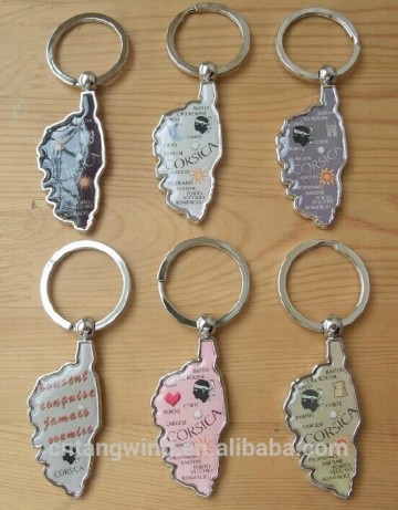 wholesale metal plastic keyring