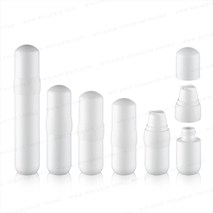 Winpack Cosmetic White Eye Cream Airless Bottle with Pump 15ml