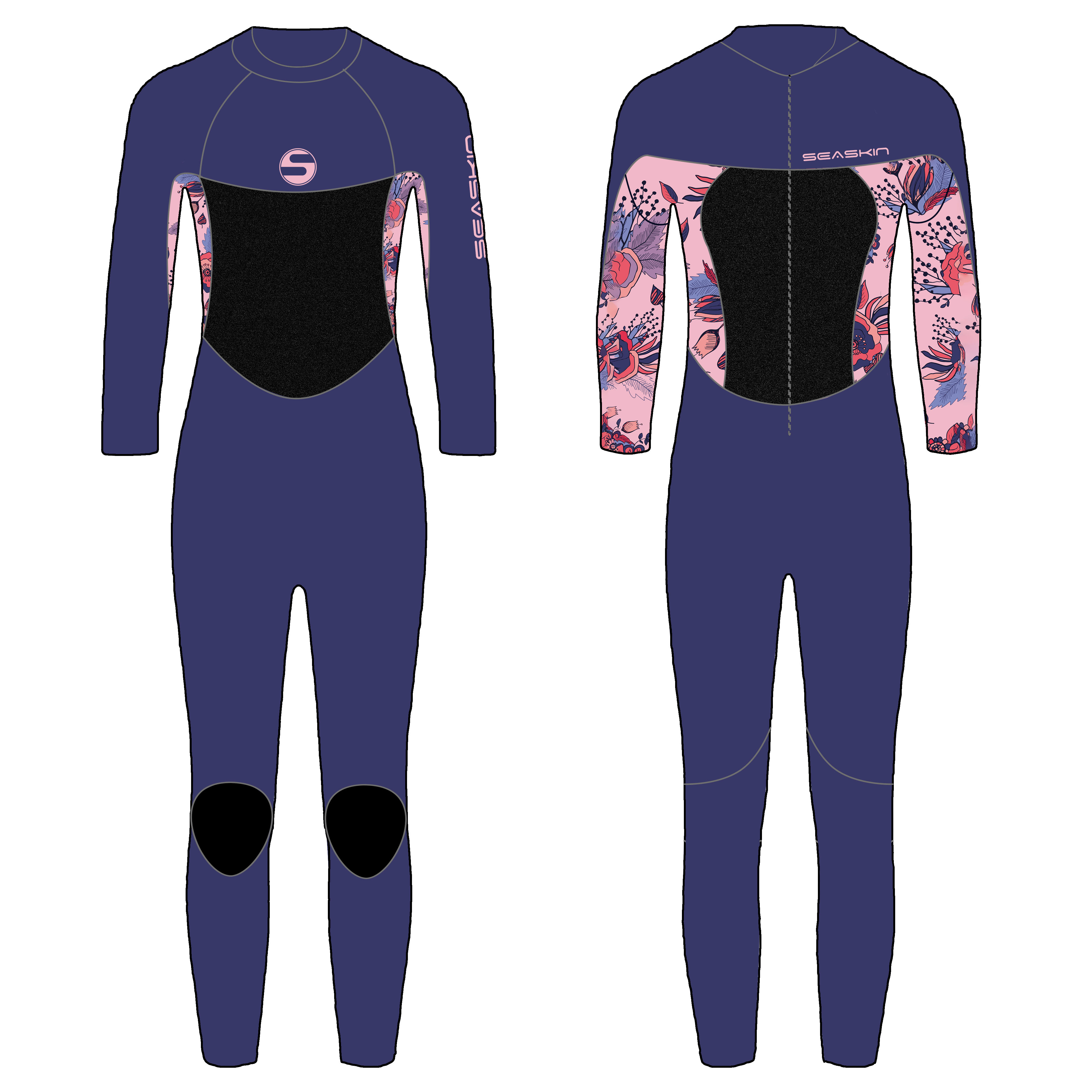 Κορίτσια Surfing Full Suit Girls Surfing Full Suit