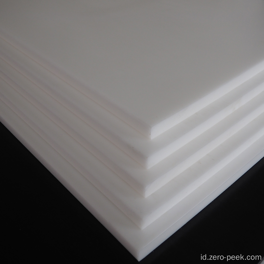 Acetal POM-C sheet virgin white