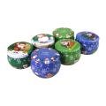 Christmas Vanilla Apple Fragrant Strong Scented Tin Candles