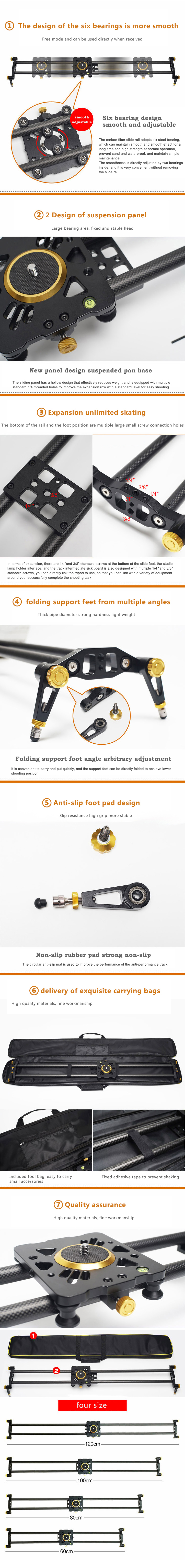 Camera Track Dolly Slider