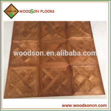 Cross Color Oiled Oak Solid Parquet Floors Tiles
