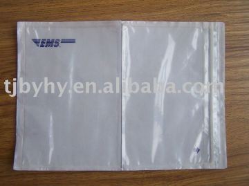 EMS/China post zip lock Packing List Envelope