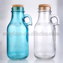 half gallon beer glass pitcher with colored