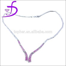 2015 opal necklace wholesale silver 925 charms fashion necklace