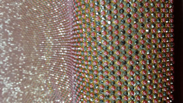 Hot fix aluminum base ceramic and A rhinestone