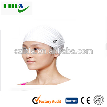 Bubble cap, silicone swim cap, double swim cap