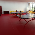 Tribunal de tenis de mesa de limpieza