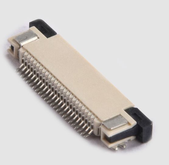 FFC 커넥터 0.8mm SMD 수평 ZIF 하단 접촉