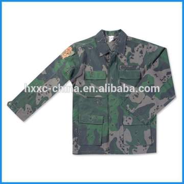 Rip-stop BDU camouflage tactical military uniform