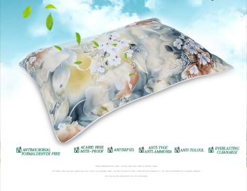 Anti acarid,anti-formaldehyde silk pillow manufacturer