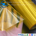 High quality yellow color PVC translucent film