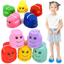 Bucket Shape Walk Stilts Balance Toy for Kids