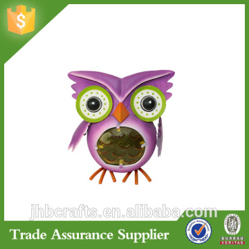 Outdoor Metal Owl Solar Garden Stakes for Garden Decor