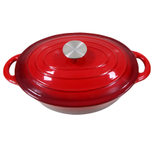 Colorful Dutch Oven: High-Quality Enamel Oval Cast Iron Kitchenware