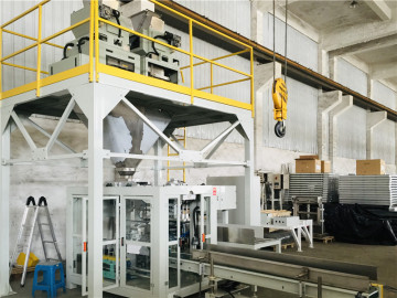 Open bag packaging machine