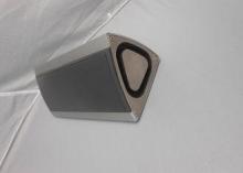 Outdoor Bluetooth Speaker With Rechargeable Battery , Silve