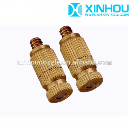 Brass irrigation water fog spraying agricultural misting spray nozzle