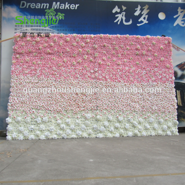 SJLJ013768 hot selling flowers backdrop wedding decor artificial flowers wall