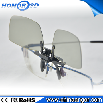 hanging clamp/clip-on type 3D glasses cinema frame