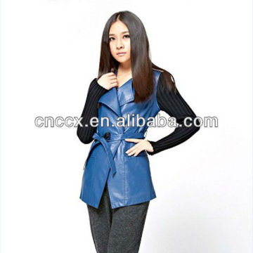 14PJ1230 Women pu coat tyvek jacket