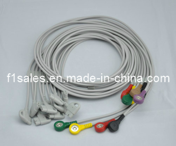 HP 10ld ECG/EKG Cable