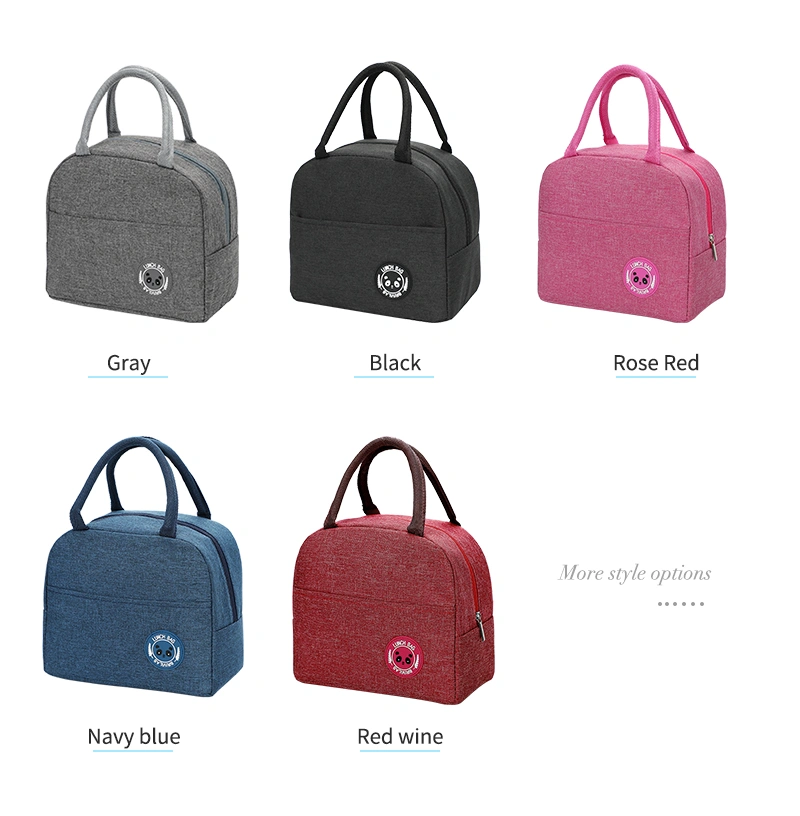 Insulated Keep Fresh Warm Tote Handbag Outdoor Thermal Cooler Bag Insulated Lunch Bag