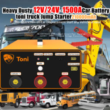 High Capacity Toni Truck 210000mAh Lithium Jump Starter Battery Booster