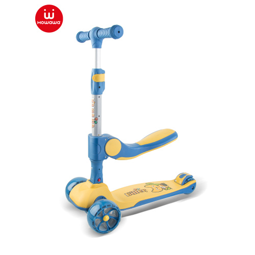 scooter plegable para niños con asiento para niños patinete