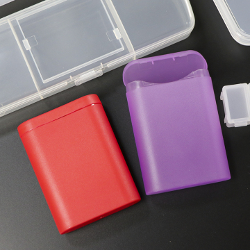 Necessities Plastic Toothbrush Packaging Box Containers Business Card Storage Case Clear Square Credit Card Case