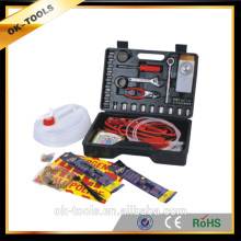 OK-tools 71PCS Auto Emergency road Tool set wirh lighter sticker