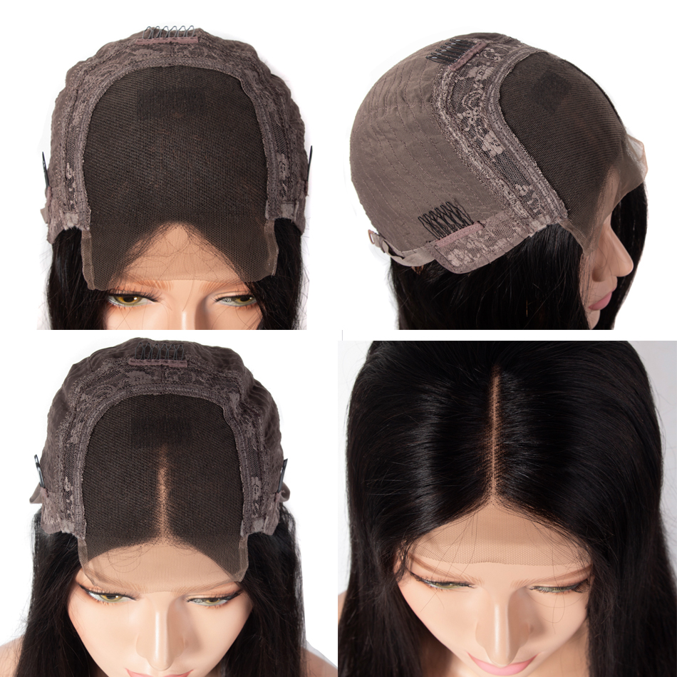 Wholesale Human Hair Wig Vendor Malaysian Silky Straight Wave Lace Front Wigs For Women