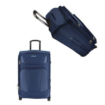 Dark blue polyester luggage bag luggage case luggage suitcase