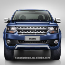 Chinese Well-known Brand "Huanghai" Double Cab Gasoline 4WD Pickup Truck