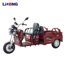 Cargo and Passenger Electric 3 Wheel Tricycle with Foldable Seats